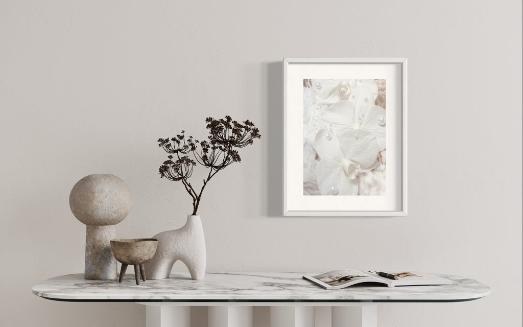 Fine art print Sensory Fine Art Print N 2 displayed with natural lighting to show color depth.