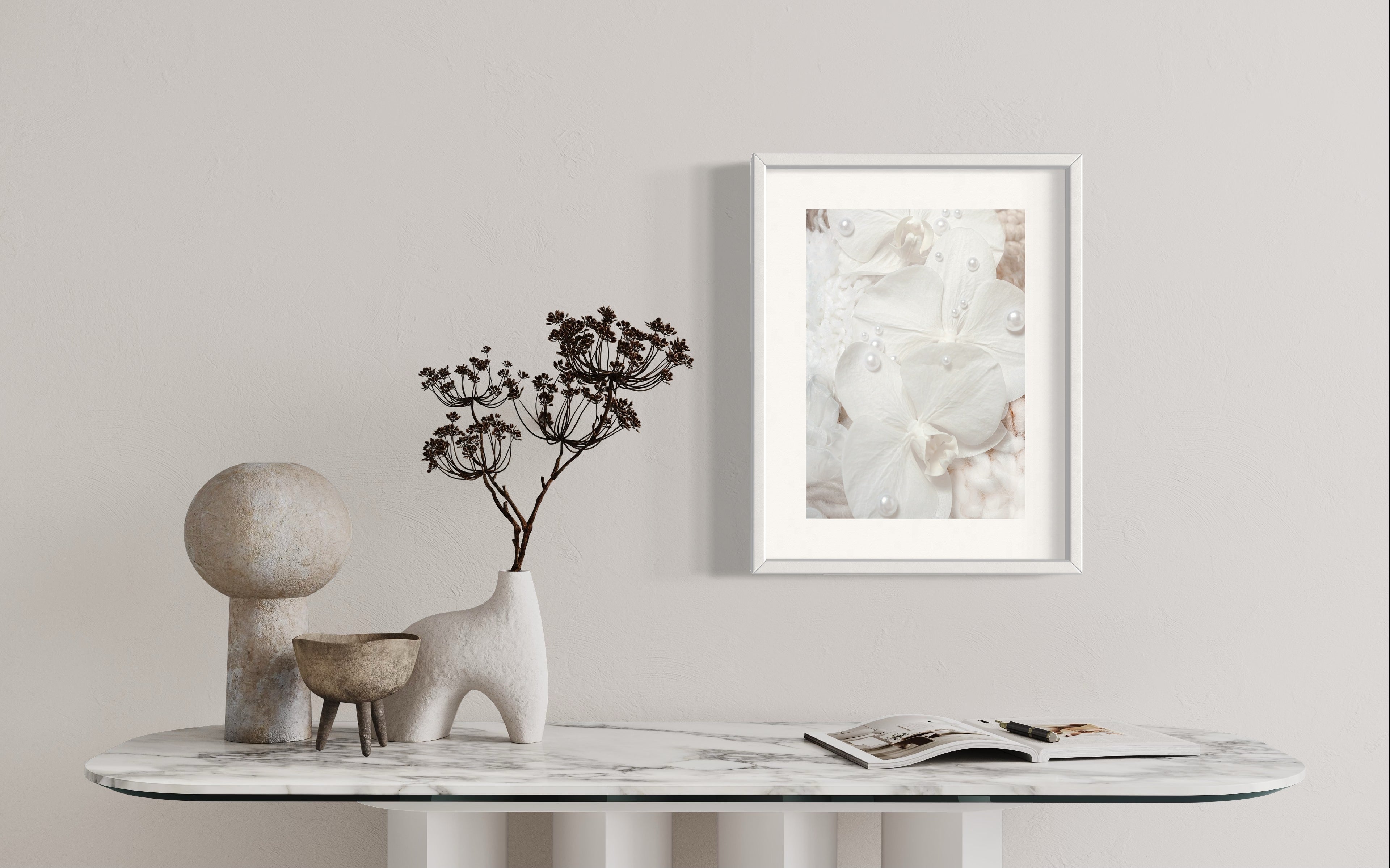 Fine art print Sensory Fine Art Print N 2 displayed with natural lighting to show color depth.